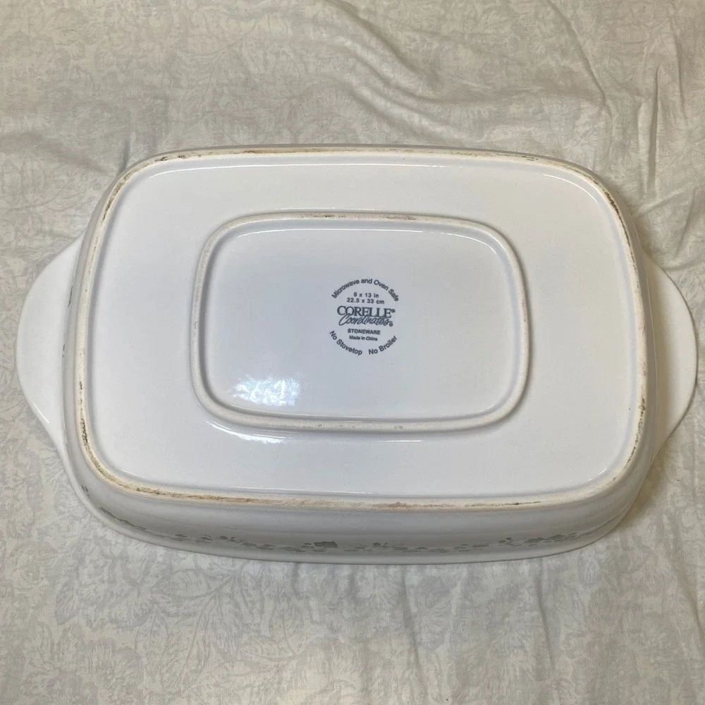 Corelle Coordinates Callaway 9x13 Stoneware Baking Dish Casserole Pan